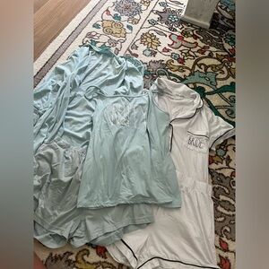 Rae Dunn bridal pajama sets and robe